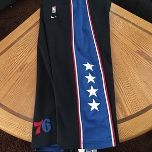 SOLD!! Philadelphia 76ers Authentic Warmup Pants